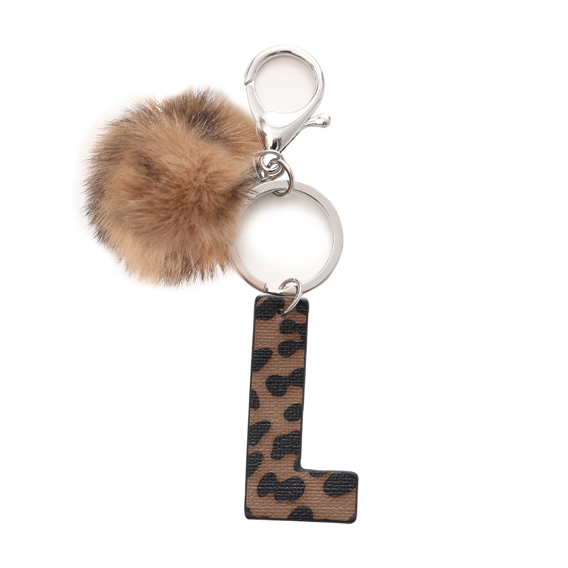Wholesale Western Cowboy Leopard Leather Keychains